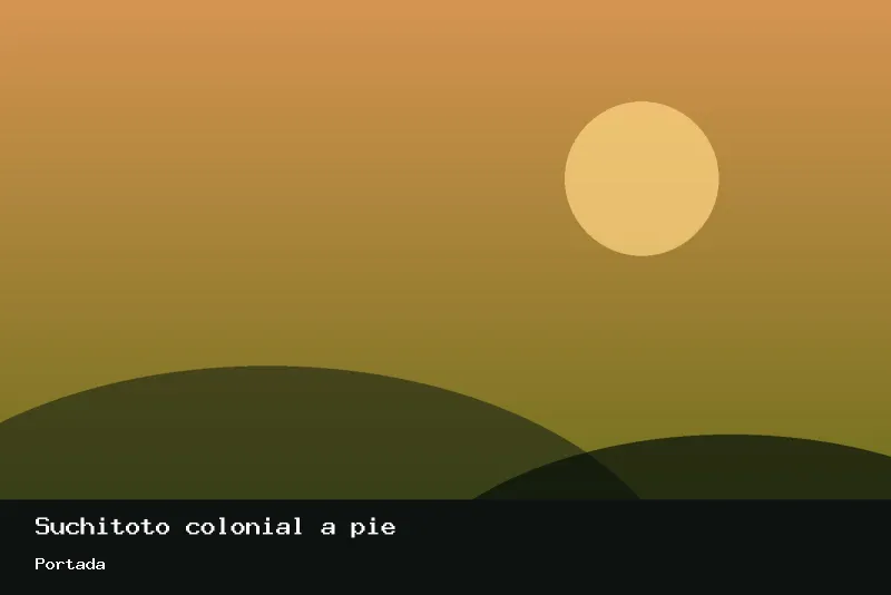 Portada de Suchitoto colonial a pie