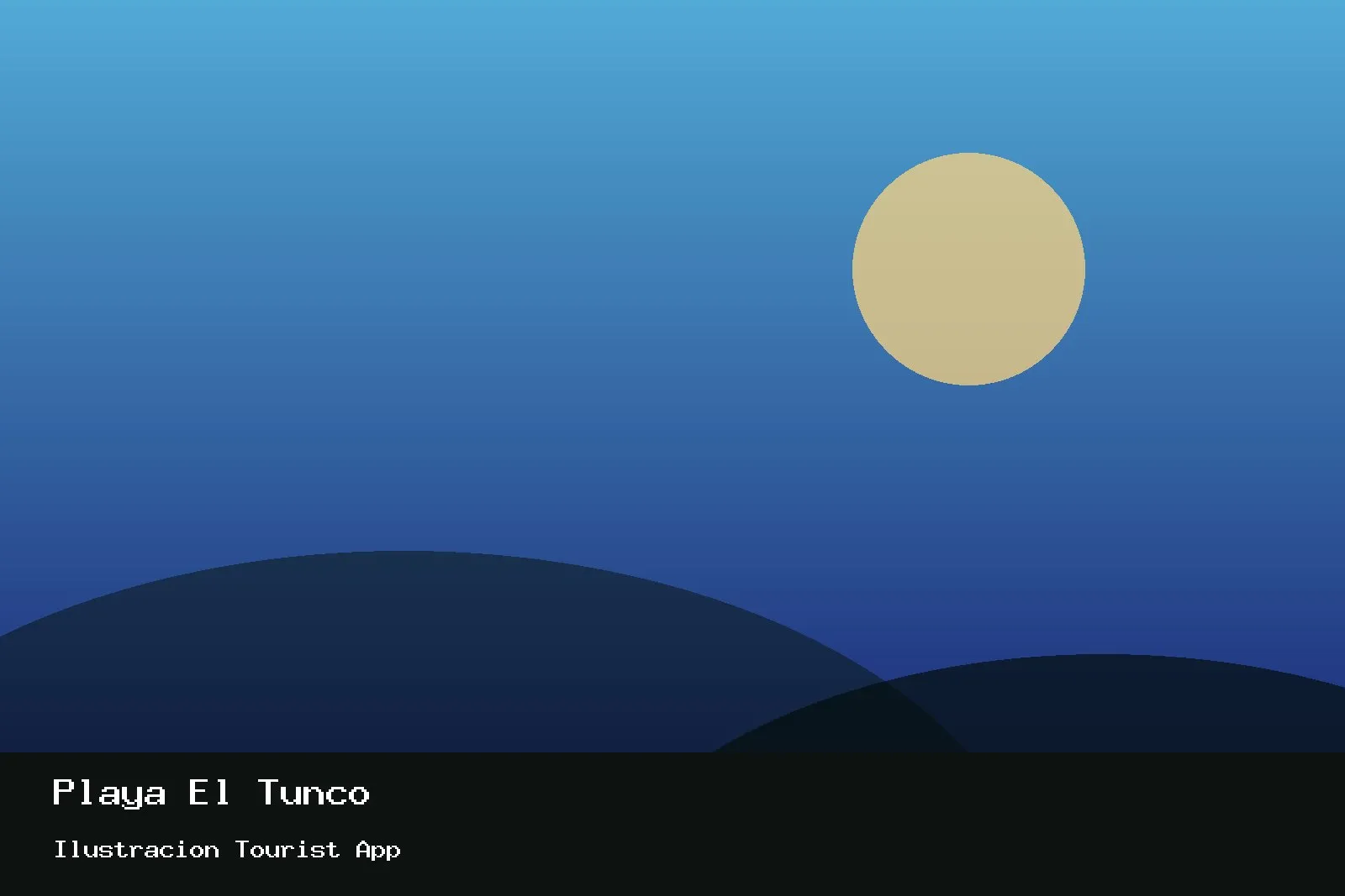 Ilustración de Playa El Tunco