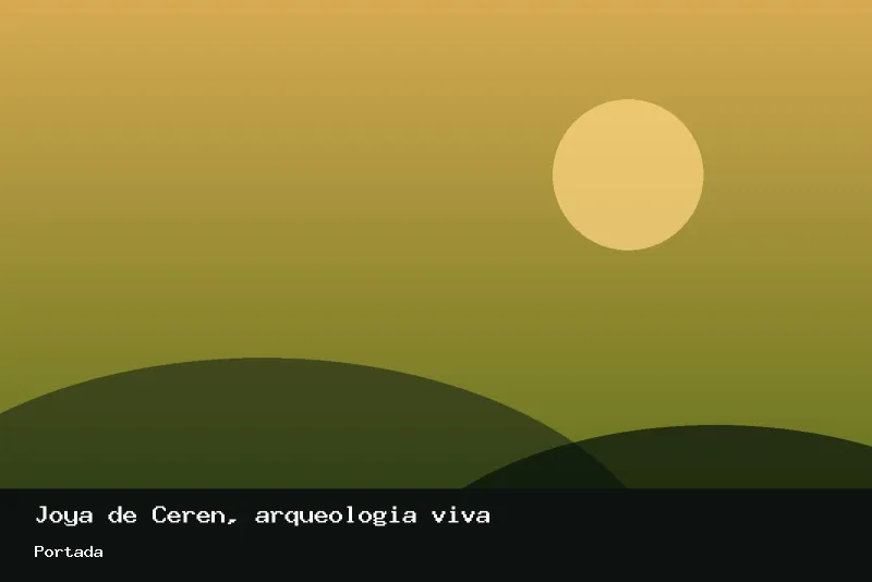 Portada de Joya de Cerén, arqueología viva