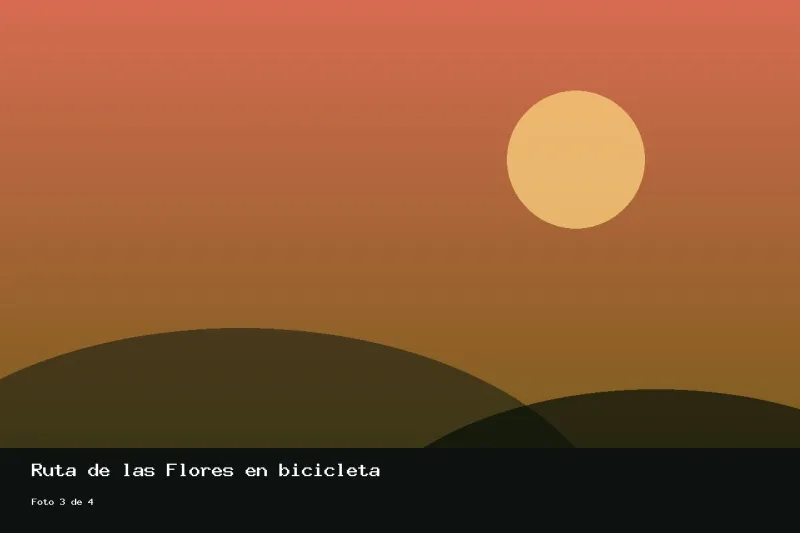 Ruta de las Flores en bicicleta, foto 3