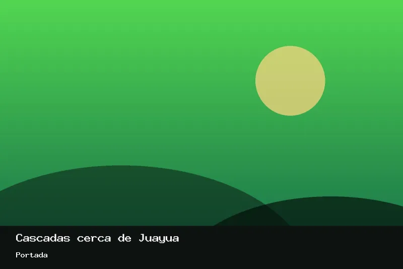 Portada de Cascadas cerca de Juayúa