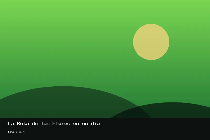 La Ruta de las Flores en un día, foto 3