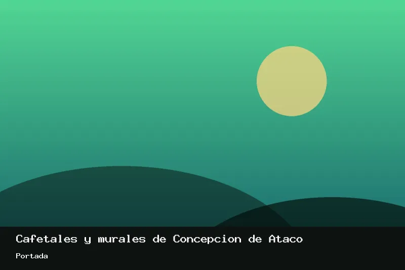 Portada de Cafetales y murales de Concepción de Ataco