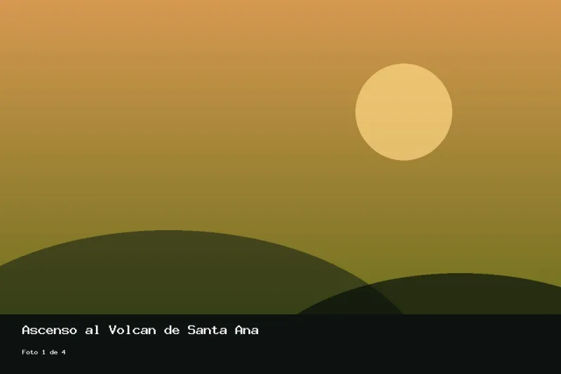 Ascenso al Volcán de Santa Ana, foto 1