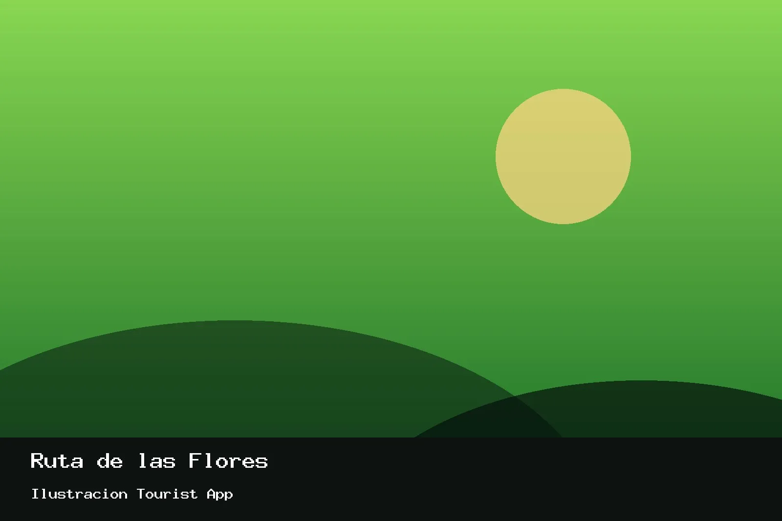 Ilustración de Ruta de las Flores