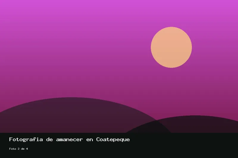Fotografía de amanecer en Coatepeque, foto 2