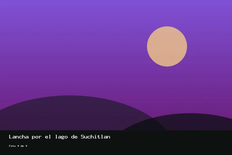 Lancha por el lago de Suchitlán, foto 4