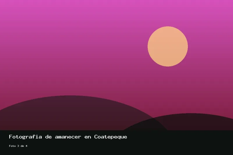 Fotografía de amanecer en Coatepeque, foto 3