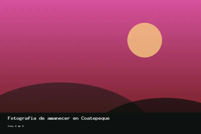 Fotografía de amanecer en Coatepeque, foto 4